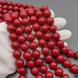 Жемчуг имитация Майорка, 12 мм, красный, глянцевый