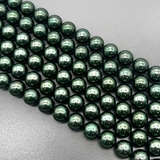 Жемчуг имитация Майорка, 8 мм, зеленый, глянцевый