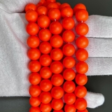 Жемчуг имитация Майорка, 12 мм, оранжевый, матовый