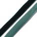 Односторонняя бархатная лента, 10 мм, темно-зеленая