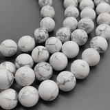 Кахолонг глянцевый, белый, 10.5 мм, нитка