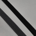 Односторонняя бархатная лента, 12 мм, черная