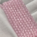 Бусины Фианит, граненные, розовые, 4 мм