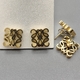 Серьги loewe, 13 мм, позолота