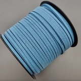 Шнур из замши, 3 мм, синий