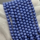 Жемчуг имитация Майорка, 6 мм, синий, фактурная