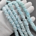 Бусины Рондели Ракушек, голубой, 6-10 мм, тип1