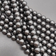 Жемчуг Майорка, черный, 10 мм, глянцевый