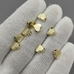 Бусина Сердце, 8*7*3 мм, позолота