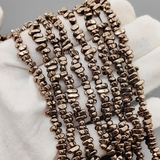 Бусина Гематит, фриформ, 6*4 мм, коричневый