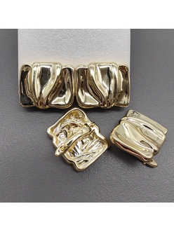 Швензы Прямоугольник, 19*16 мм, позолота