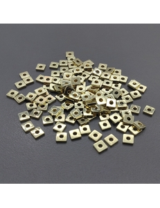 Бусины Разделители спейсеры, 4*1 мм, позолота