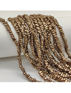 Бусина Гематит, фриформ, 5.5*3 мм, коричневый