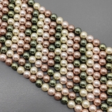 Жемчуг Майорка, 6 мм, микс 3, глянцевый