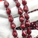 Жемчуг майорка, Барокко, 15*11 мм, темно-красный, штука