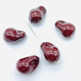 Жемчуг майорка, Барокко, 15*11 мм, темно-красный, штука