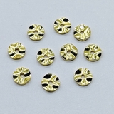 Бусины Разделители Волна, 6*1.2 мм, позолота, 10 шт