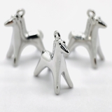 Подвеска Лошадь стоит, 18*12 мм, родий