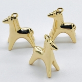 Подвеска Лошадь стоит, 18*12 мм, позолота