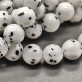 Говлит глянцевый, пятнистый, 10 мм, нитка