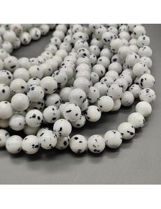 Говлит глянцевый, пятнистый, 6.5 мм, нитка