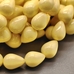 Жемчуг бусина Майорка, 10*14 мм, желтый, шт