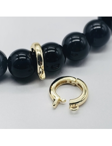 Бейл разъемный съемный, 11.5*2.5 мм, позолота, шт