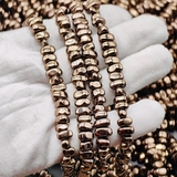 Бусина Гематит, фриформ, 7-9*4*5 мм, коричневый, нитка