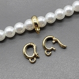 Бейл разъемный съемный, 11*7.5 мм, позолота