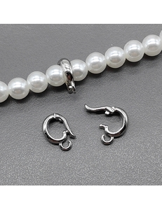 Бейл разъемный съемный, 11*7.5 мм, родий