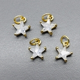 Подвеска Звезда, 8.5 мм, позолота