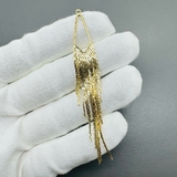 Подвеска Кисточка для серег, 9 см, позолота, шт