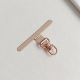 Вкладыш для ремешков мобильных телефонов, розовый металл