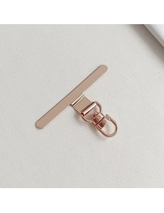 Вкладыш для ремешков мобильных телефонов, розовый металл
