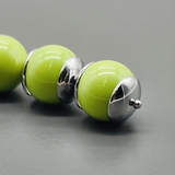 Шапочки для бусин, 10 мм, родий, шт