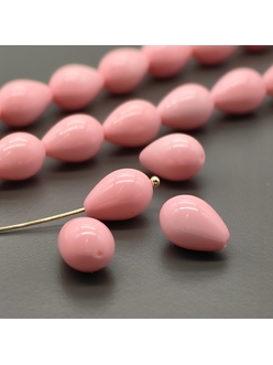 Жемчуг капля Майорка, 9*13 мм, розовый, шт