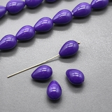 Жемчуг капля Майорка, 9*13 мм, фиолетовый, шт