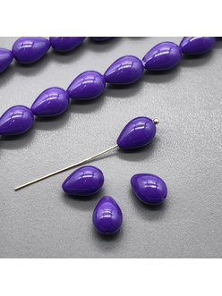 Жемчуг капля Майорка, 9*13 мм, фиолетовый, шт