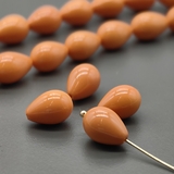 Жемчуг капля Майорка, 9*13 мм, оранжевый, шт