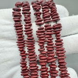 Бусина Гематит, фриформ, 2-2.5*8-9 мм, бордовый