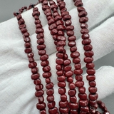 Бусина Гематит, фриформ, 3-3.5*5-6 мм, бордовый