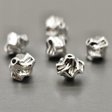 Бусина ромбик, 9 мм, родий, шт