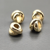 Бусины Разделители Бесконечность, 7.5 мм, позолота, шт