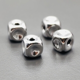 Бусины Разделители Квадрат, 6.5 мм, родий, шт