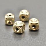 Бусины Разделители Квадрат, 6.5 мм, позолота, шт