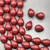 Жемчуг капля Майорка, 12*16 мм, красный, шт