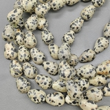 Бусина Яшма далматин Капля, 10*13.5 мм, за 14 бусин