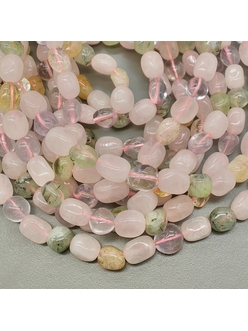 Бусины фриформ микс, 12-13 мм, нитка