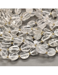 Бусины Хрусталь Овал, 14-18 мм, нитка