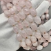 Бусины Розовый кварц Овал, 14-18 мм, нитка